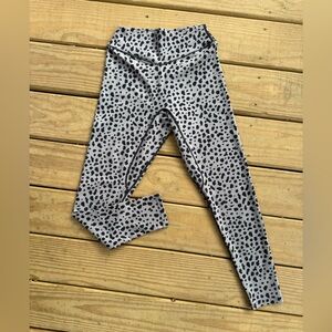 Balance Athletica Gray and Black Spotted Leggings